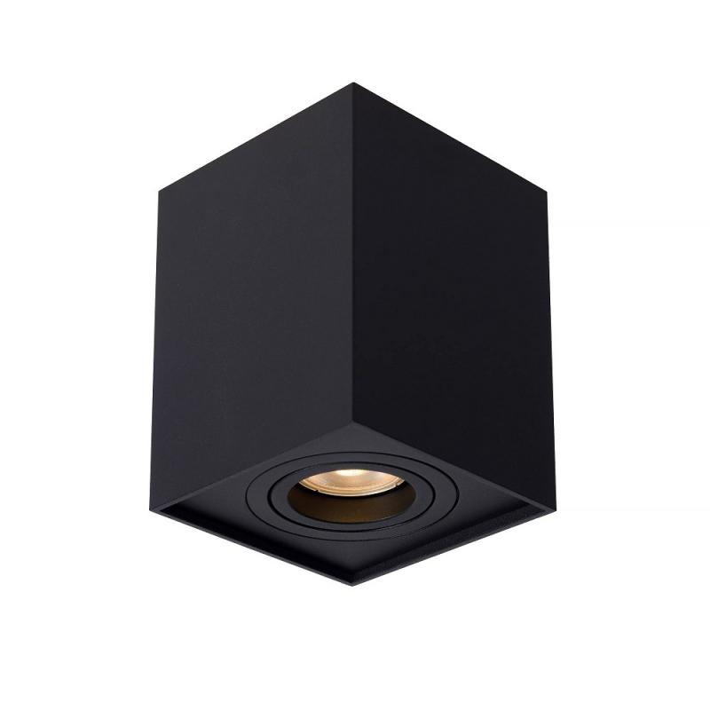 Lucide TUBE - Deckenstrahler 1xGU10 Schwarz
