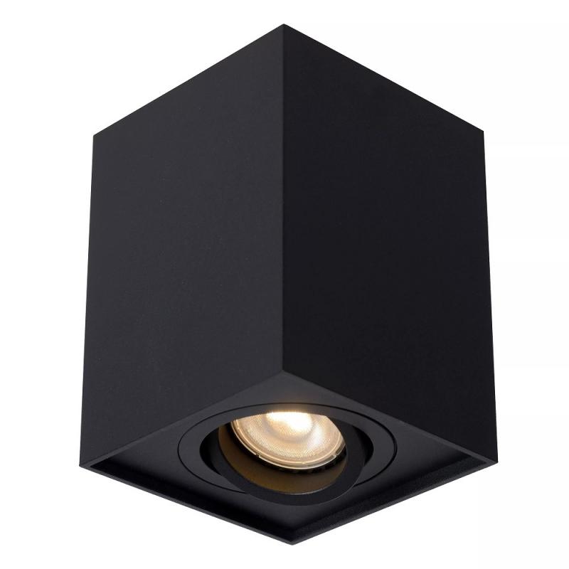 Lucide TUBE - Deckenstrahler 1xGU10 Schwarz