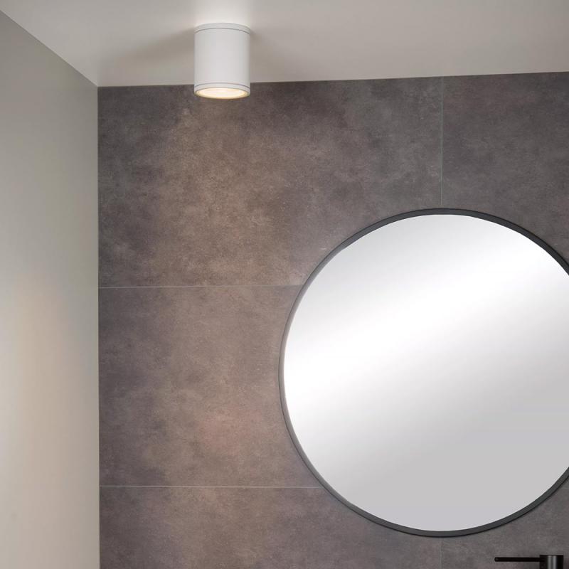 Lucide AVEN - Deckenstrahler Badezimmer Ø 9 cm 1xGU10 IP65 Weiß