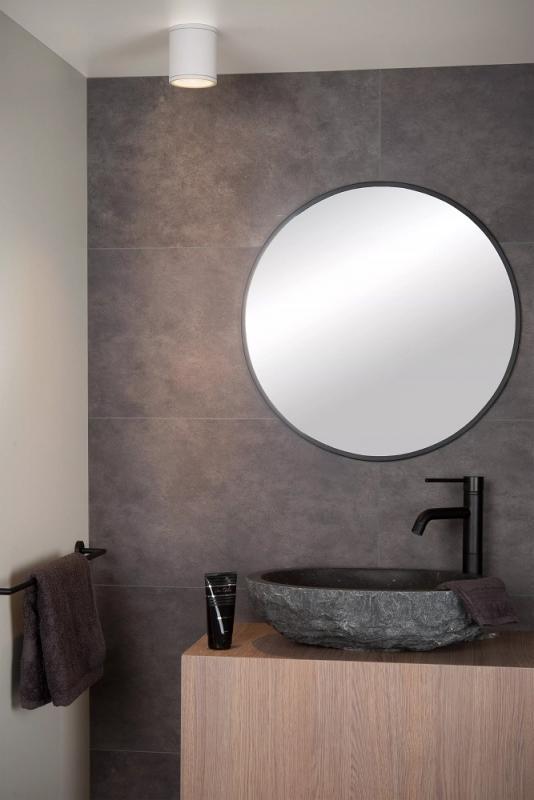 Lucide AVEN - Deckenstrahler Badezimmer Ø 9 cm 1xGU10 IP65 Weiß