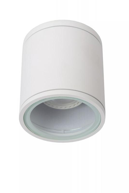 Lucide AVEN - Deckenstrahler Badezimmer Ø 9 cm 1xGU10 IP65 Weiß