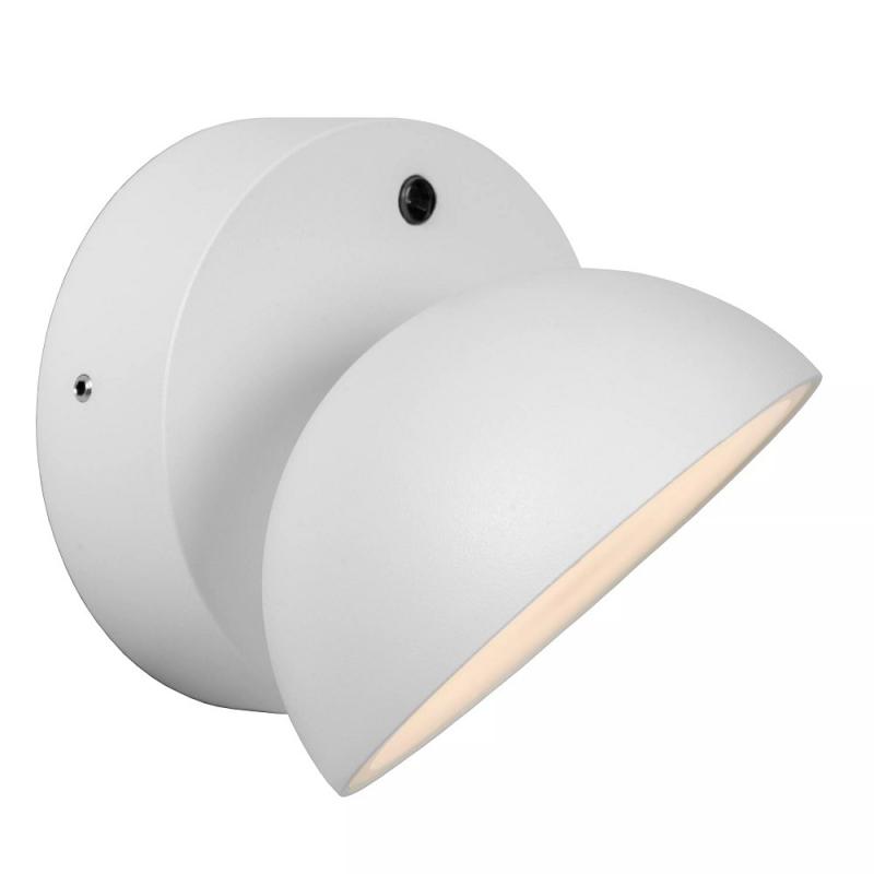 Lucide FINN Wandleuchte Innen/Außen LED 12W 3000K IP54 Weiß mit Tag/Nacht-Sensor