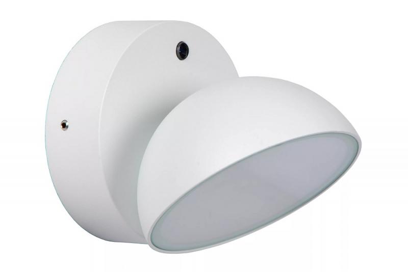 Lucide FINN Wandleuchte Innen/Außen LED 12W 3000K IP54 Weiß mit Tag/Nacht-Sensor