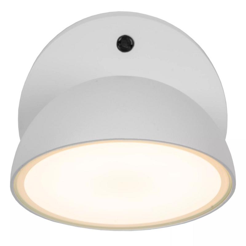 Lucide FINN Wandleuchte Innen/Außen LED 12W 3000K IP54 Weiß mit Tag/Nacht-Sensor