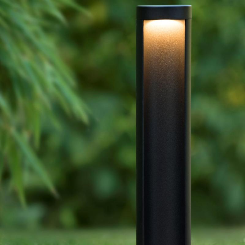 Lucide COMBO LED Pollerleuchte Schwarz – Ø9 cm, 9W, 3000K, IP54, 45 cm