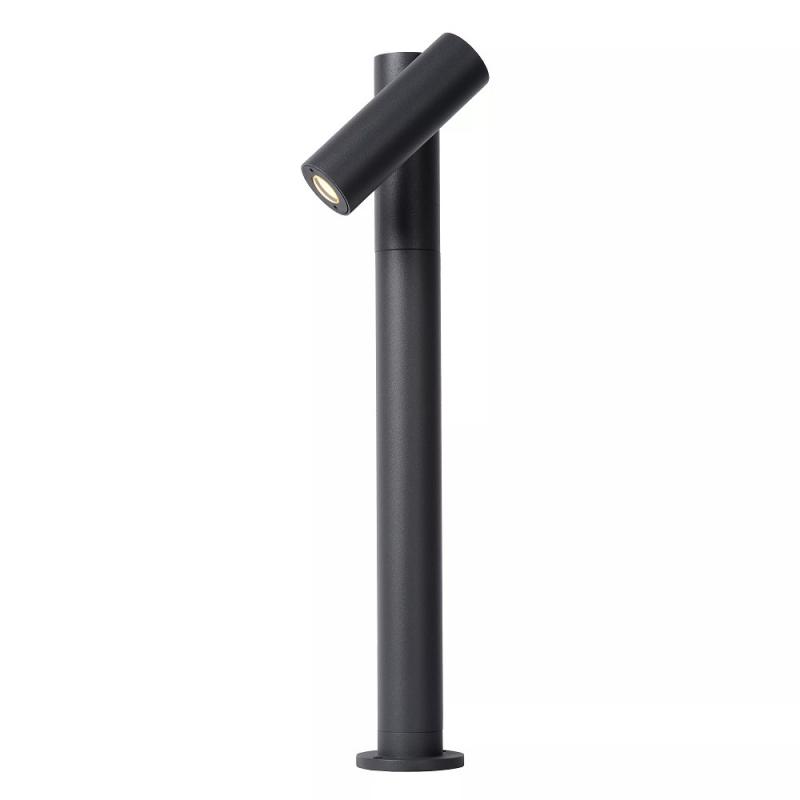 Lucide TATUM LED Pollerleuchte Anthrazit – 5W, 3000K, IP65, schwenkbar