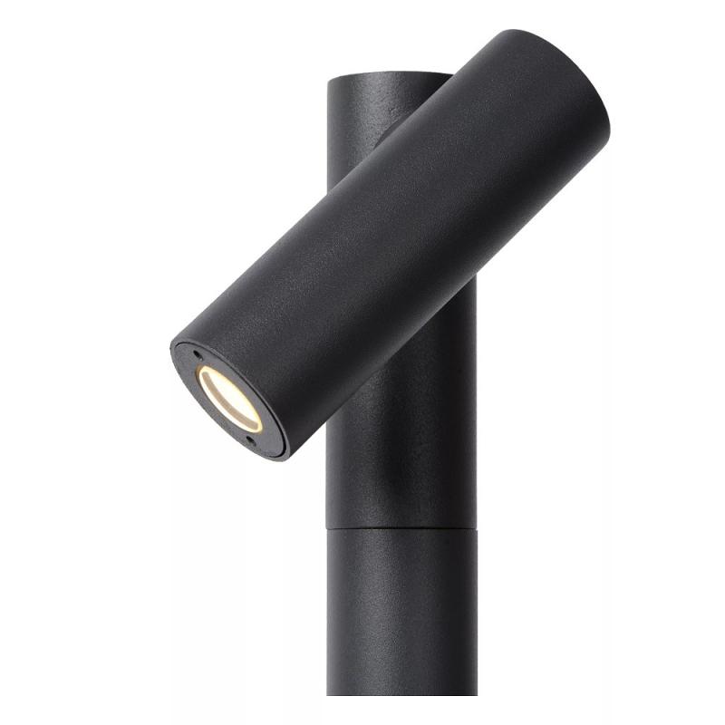 Lucide TATUM LED Pollerleuchte Anthrazit – 5W, 3000K, IP65, schwenkbar