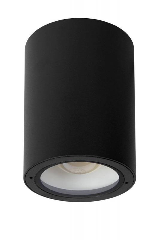Lucide VOLANTIS Außen-Deckenstrahler E27 IP54 Schwarz