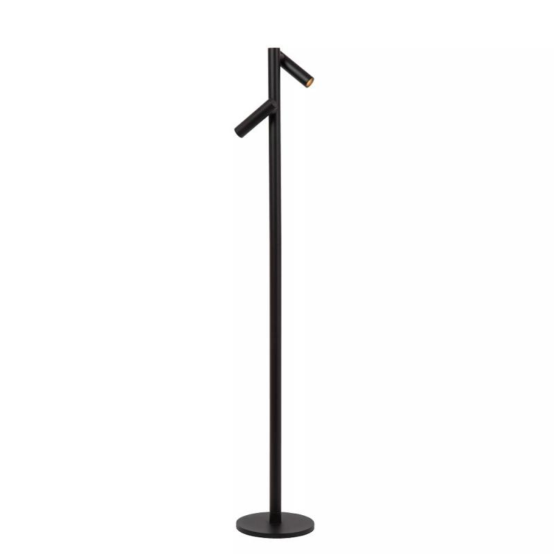 Lucide ANTRIM Akku Stehlampe mit Leselampe LED 2x2,2W 2700K IP54 Schwarz wiederaufladbar