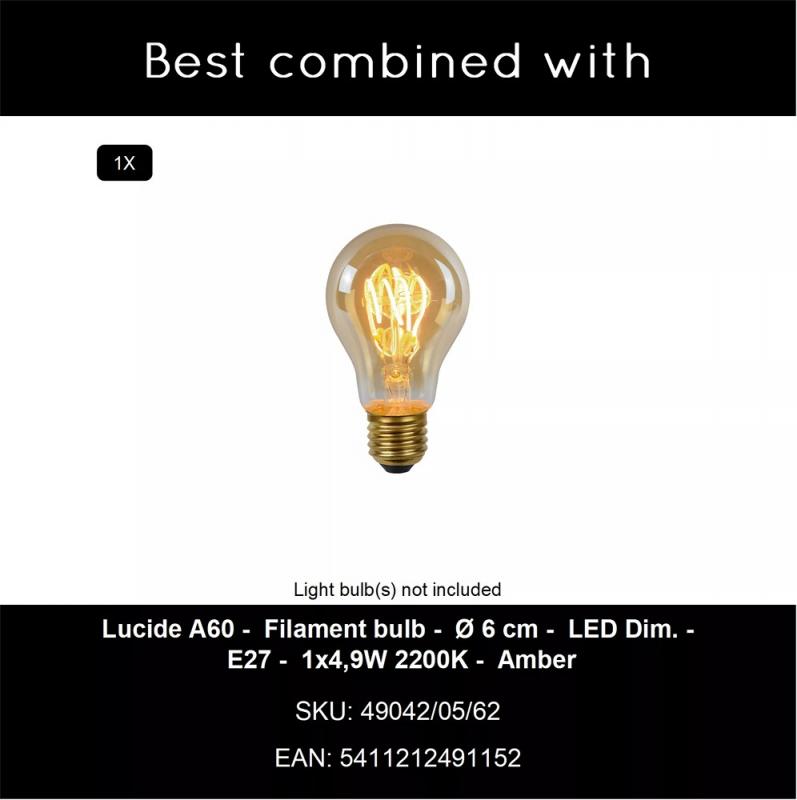 Lucide CLAIRE Pollerleuchte Weiß – 1xE27, IP54, dimmbar