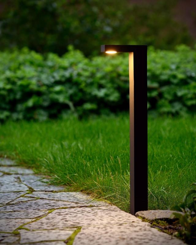 Lucide TEXAS LED Pollerleuchte Anthrazit – 7W, 3000K, IP54, 60 cm