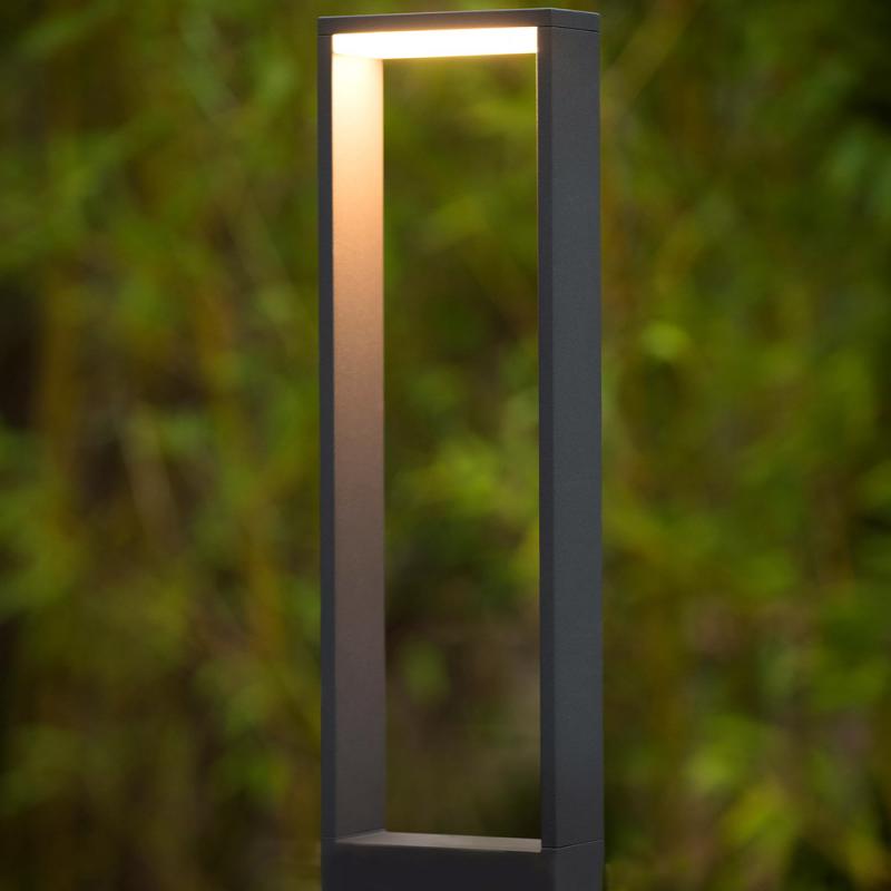 Lucide GOA LED Pollerleuchte Anthrazit – 10W, 3000K, IP54, 60 cm