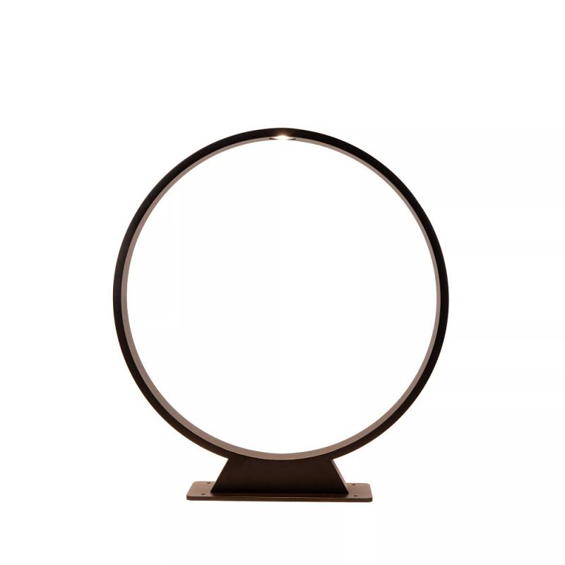 Lucide JEREL LED Pollerleuchte Schwarz – Ø40 cm, 5W, 3000K, IP54