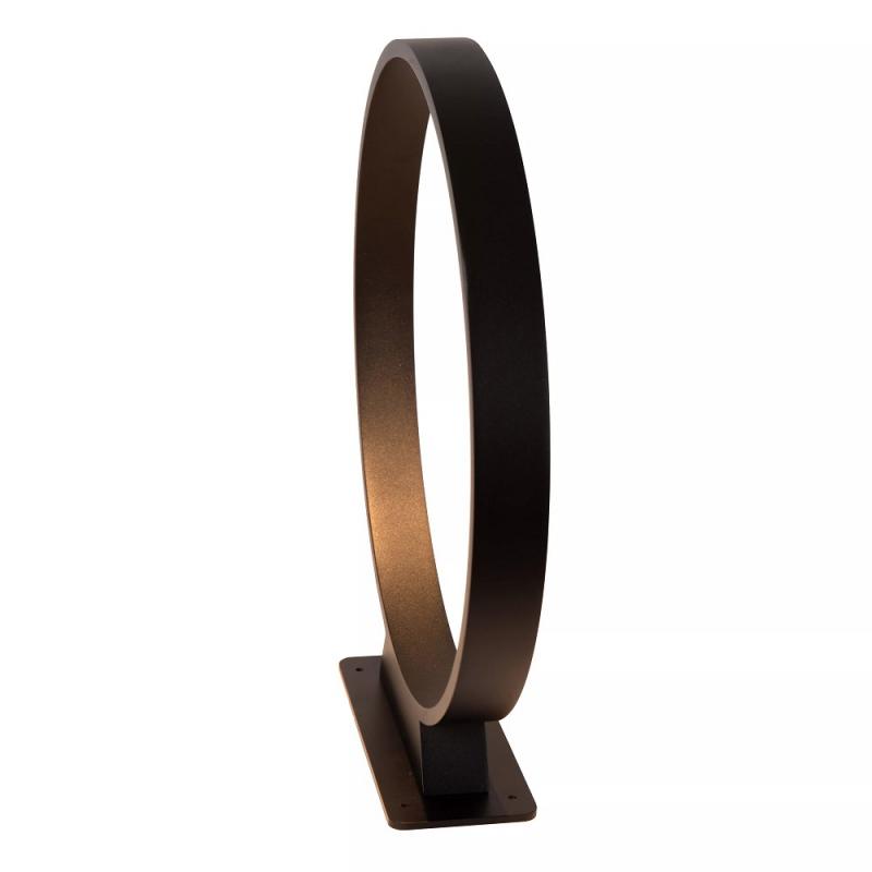 Lucide JEREL LED Pollerleuchte Schwarz – Ø40 cm, 5W, 3000K, IP54