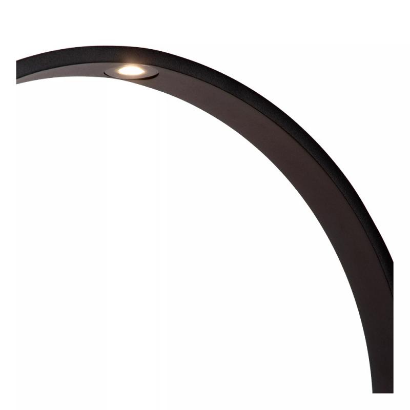 Lucide JEREL LED Pollerleuchte Schwarz – Ø40 cm, 5W, 3000K, IP54
