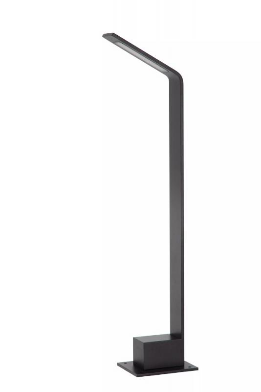 Lucide LAWFORD LED Pollerleuchte Schwarz – 6W, 3000K, IP54, 60 cm
