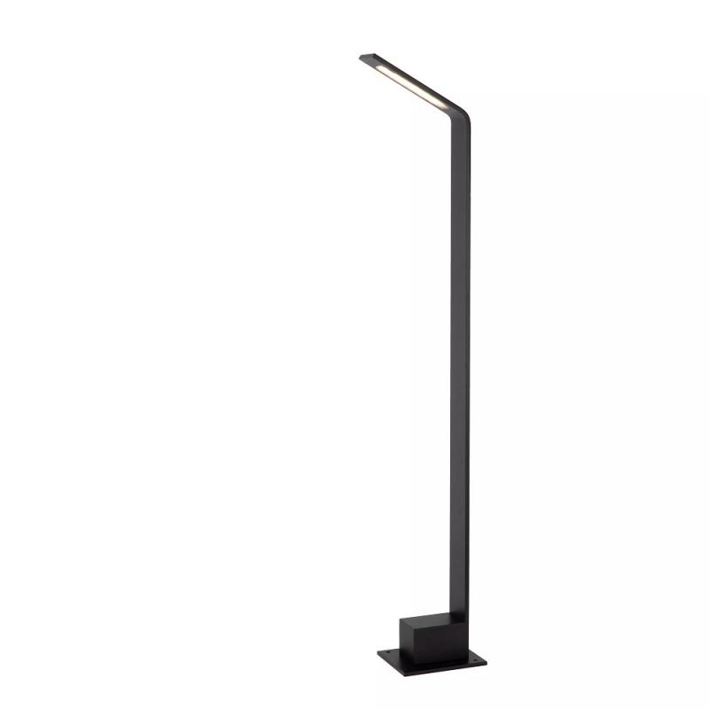 Lucide LAWFORD LED Pollerleuchte Schwarz – 6W, 3000K, IP54, 80,5 cm