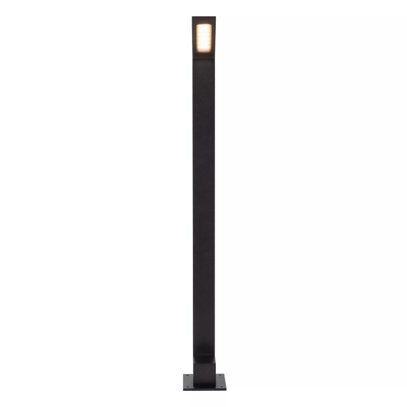 Lucide LAWFORD LED Pollerleuchte Schwarz – 6W, 3000K, IP54, 80,5 cm