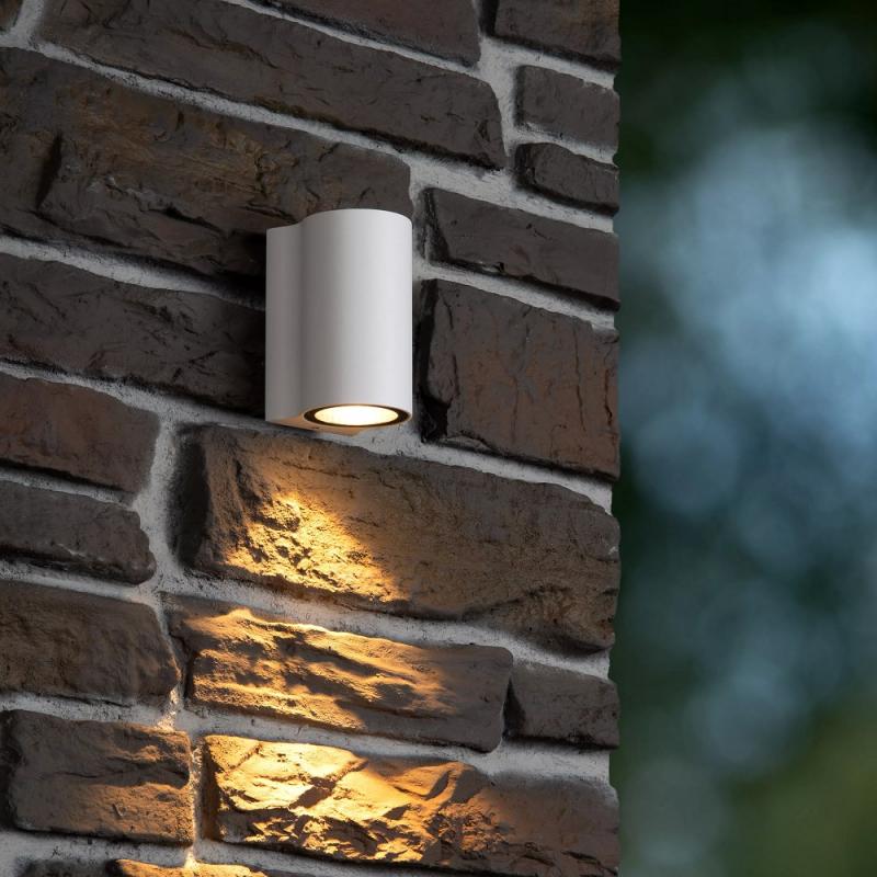 Lucide AKRA – Wandleuchte Außen LED 1x6W 2700K IP54 Weiß