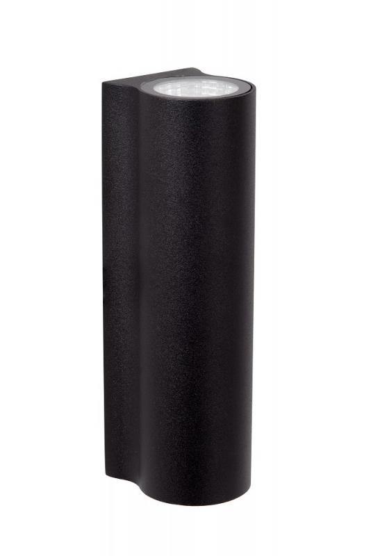 Lucide AKRA Außen-Wandleuchte Schwarz LED 2x6,5W IP54