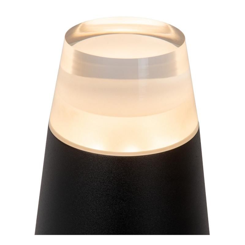 Lucide OPUS LED Pollerleuchte Schwarz – 9W, 2700K, IP54, 28 cm