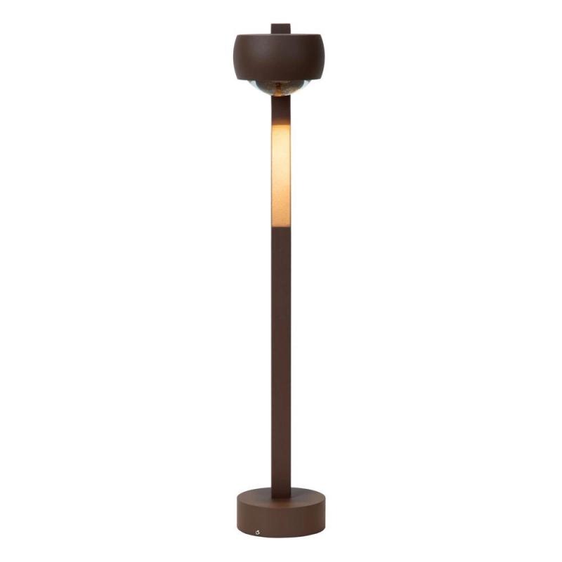 Lucide ESTAL LED Pollerleuchte Rostfarben – 9W, 2700K, IP54, 50 cm
