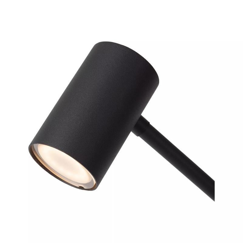 Lucide TIPIK Akku Stehlampe LED 3W 2700K Schwarz 3-StepDim dimmbar