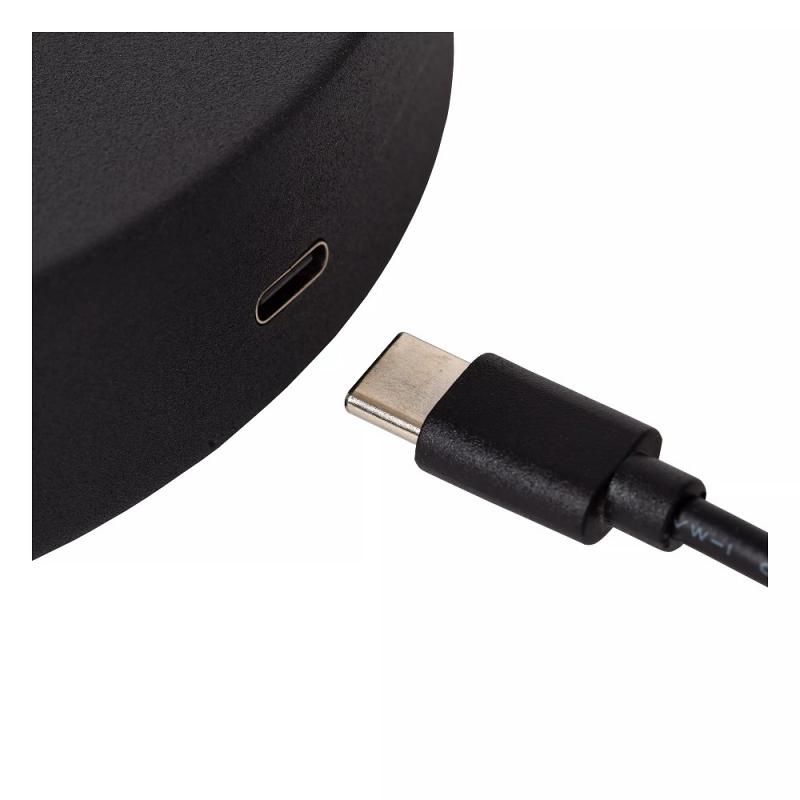 Lucide TIPIK Akku Stehlampe LED 3W 2700K Schwarz 3-StepDim dimmbar