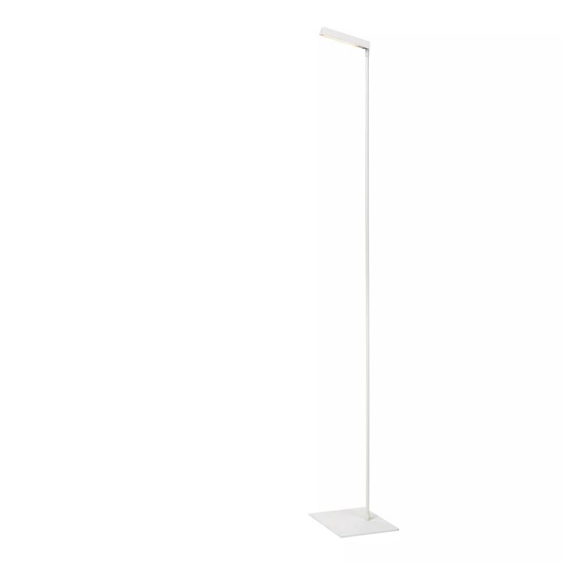 Lucide Stehlampe LAVALE – LED Leselampe mit Touchdimmer Weiß