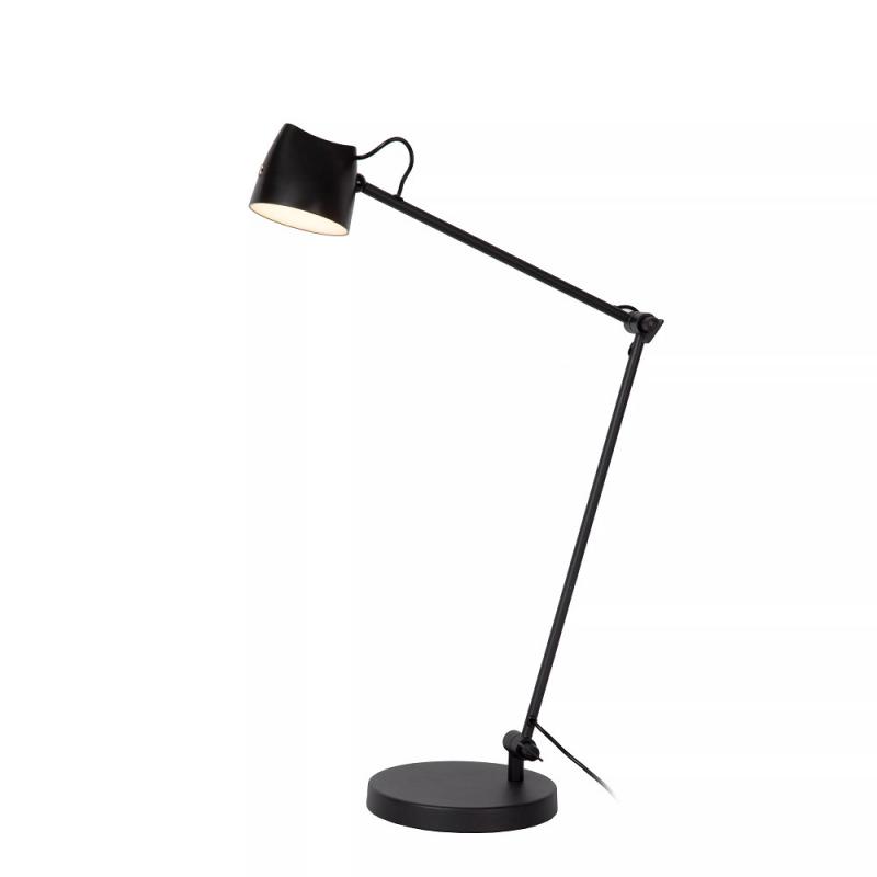 Lucide Leselampe MILNE – Touchdimmer Schwarz
