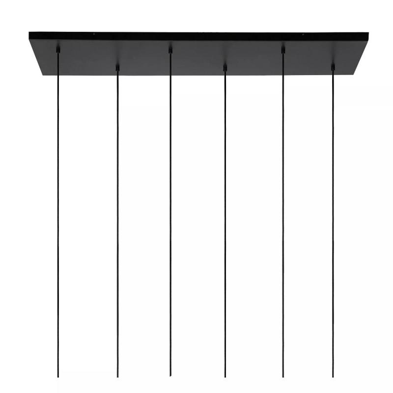 Lucide JOANET Pendelleuchte 6xE27 Rauchglas Grau modern dimmbar