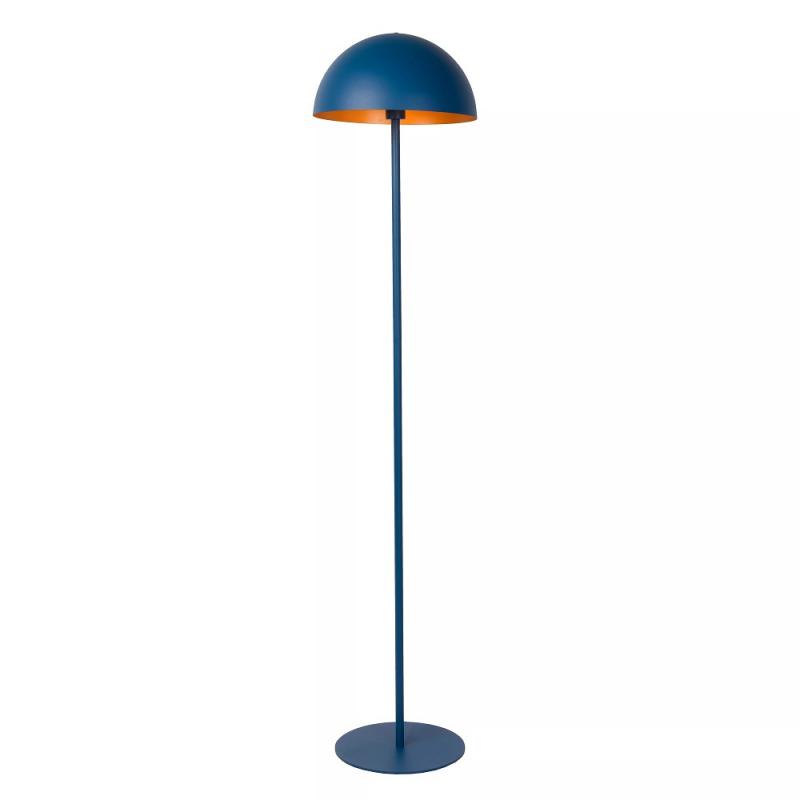 Lucide SIEMON Stehlampe Ø35cm E27 Blau Retro Design