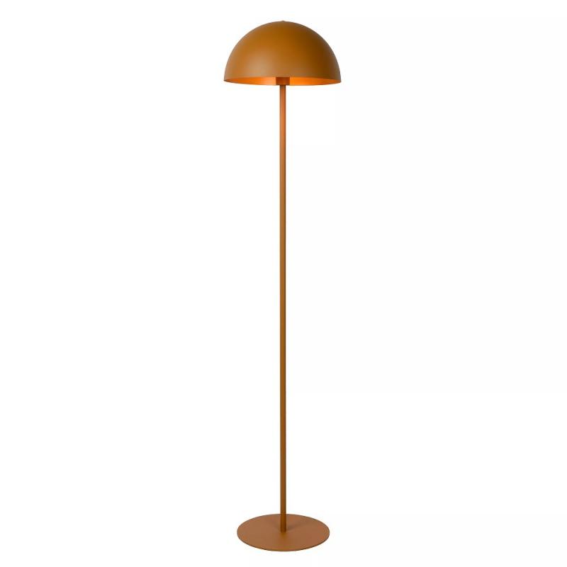 Lucide SIEMON Stehlampe Ø35cm E27 Ockergelb Retro Design