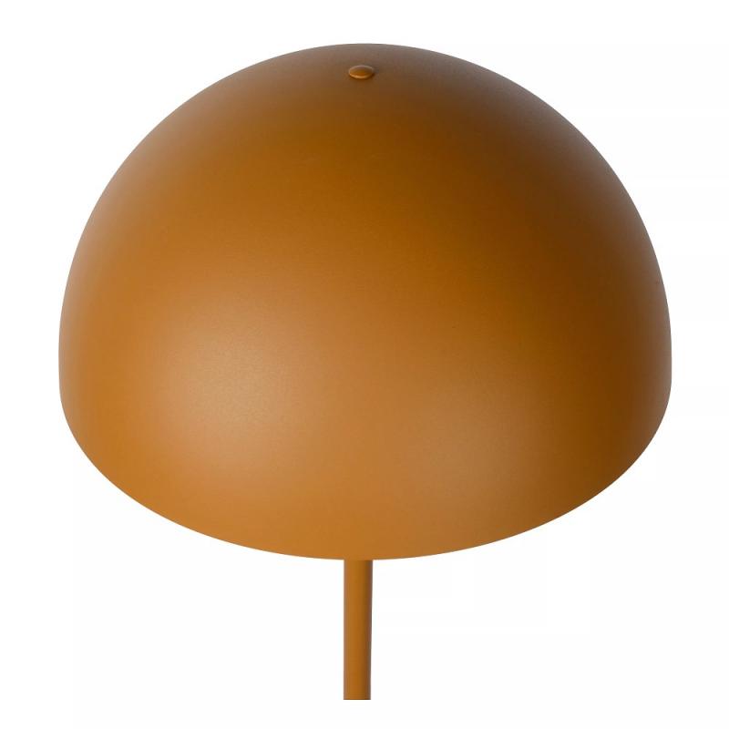 Lucide SIEMON Stehlampe Ø35cm E27 Ockergelb Retro Design