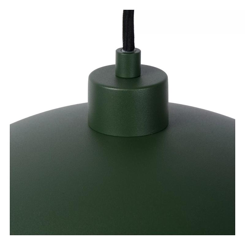 Lucide SIEMON Pendelleuchte Ø40cm E27 Grün 40W Stahl höhenverstellbar dimmbar