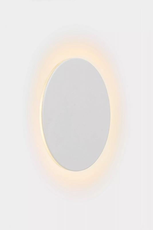Lucide EKLYPS LED Wandleuchte Ø15 cm Weiß 3000K 7W moderne Akzentlampe