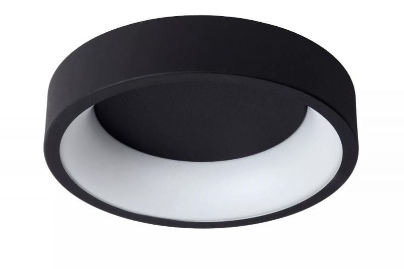 Lucide TALOWE LED Deckenleuchte Ø30cm 20W 3000K Schwarz dimmbar