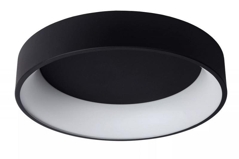 Lucide TALOWE LED Deckenleuchte Ø60 cm Schwarz 3000K dimmbar 42W