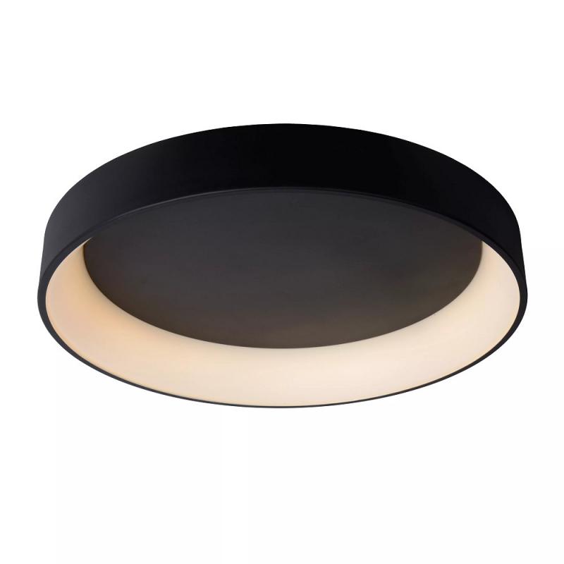 Lucide TALOWE LED Deckenleuchte Ø80 cm 80W 3000K dimmbar Schwarz