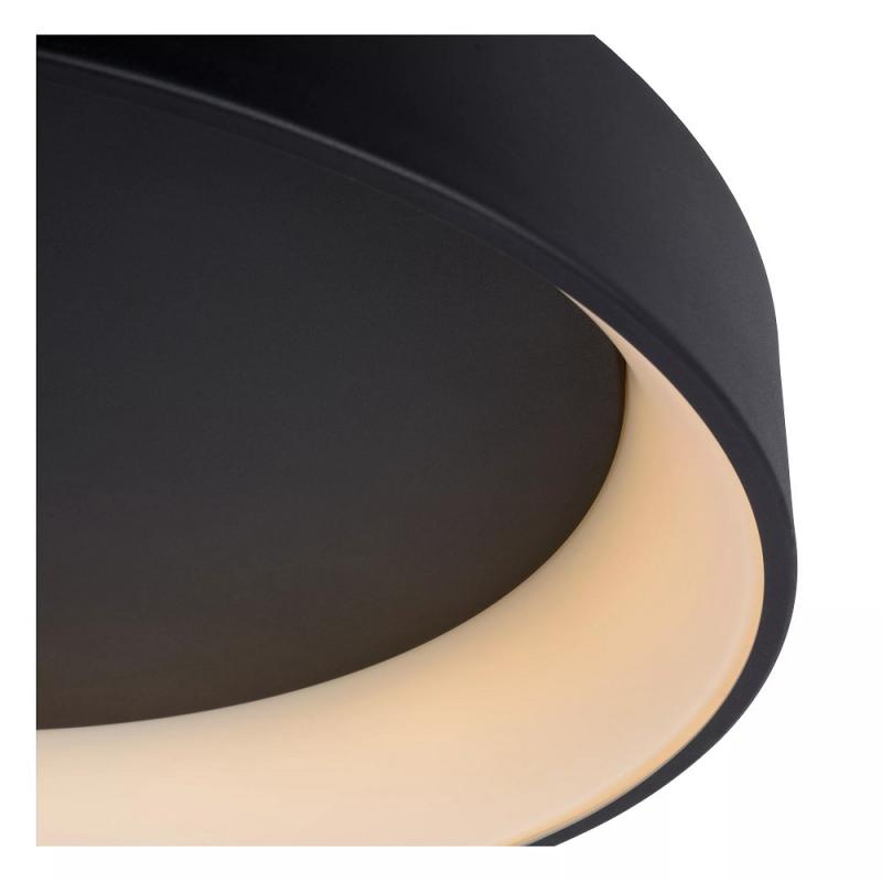 Lucide TALOWE LED Deckenleuchte Ø80 cm 80W 3000K dimmbar Schwarz