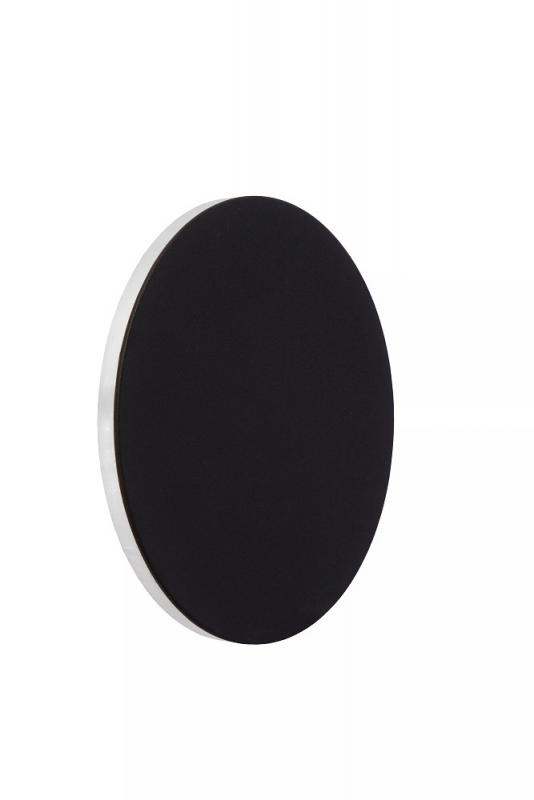 Lucide EKLYPS LED Wandleuchte Ø15 cm Schwarz 3000K 7W moderne Akzentlampe