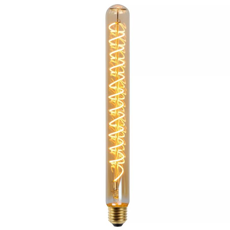 Lucide T32 E27 LED Filament 4,9W 2200K 380 lm Amber dimmbar – dekorative Vintage-Glühfadenlampe