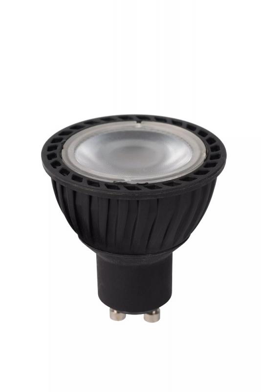 Lucide MR16 GU10 LED 5W 2200K–2700K 350 lm dimmbar Schwarz – warmweißes LED-Leuchtmittel mit 3-Step-Dim