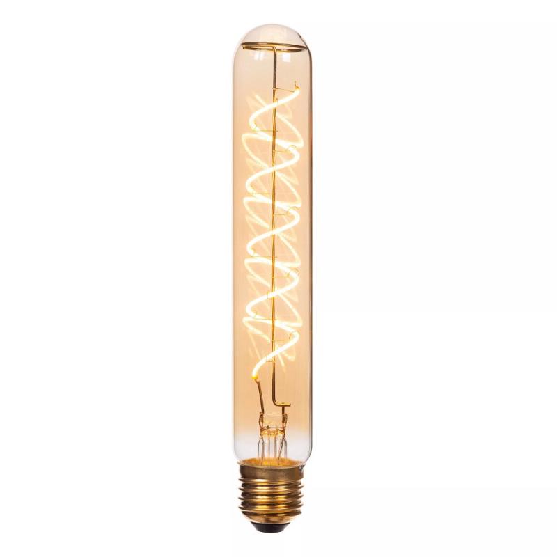 Lucide T32 LED Glühfadenlampe Ø3,2cm E27 4,9W 2200K Amber 3-StepDim (Memory)