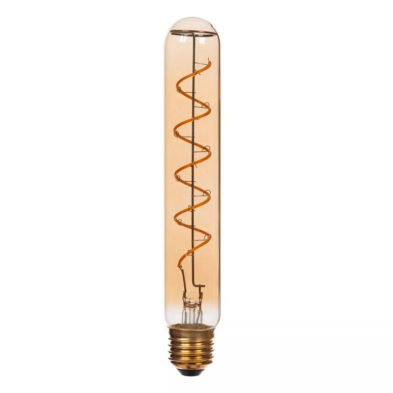 Lucide T32 LED Glühfadenlampe Ø3,2cm E27 4,9W 2200K Amber 3-StepDim (Memory)