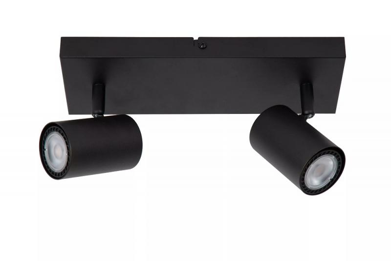 Lucide AMIGO - Deckenstrahler 2xGU10 Schwarz
