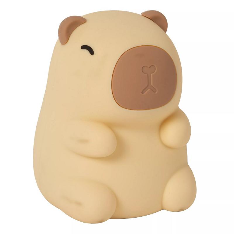 Lucide PINCHA CAPYBARA – Wiederaufladbare Nachtlampe Kinderzimmer