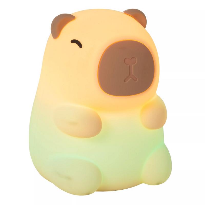 Lucide PINCHA CAPYBARA – Wiederaufladbare Nachtlampe Kinderzimmer