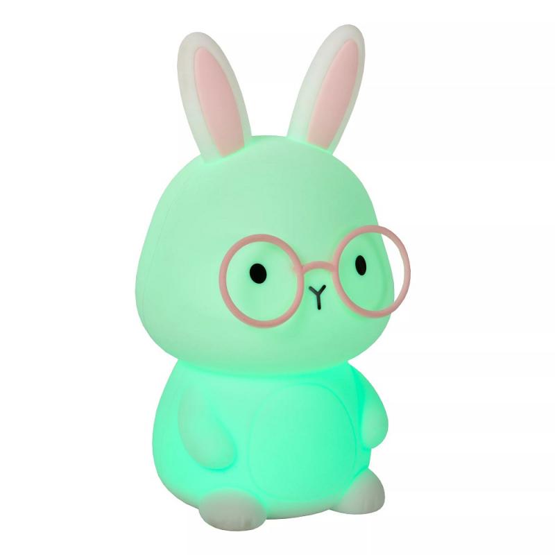 Lucide PINCHA RABBIT – Wiederaufladbare Nachtlampe Kinderzimmer