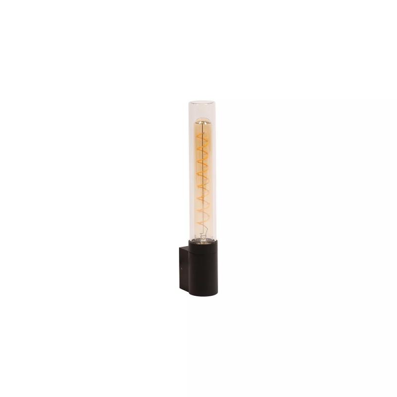 Lucide PILAR – Außenwandleuchte E27 IP54 Schwarz Essential